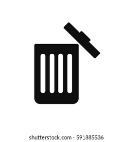 trash box icon vector illustration