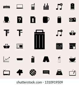 trash box icon. web icons universal set for web and mobile on white background