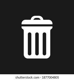 Trash box set icon. Recycled symbol. Vector stock illustration. EPS 10
