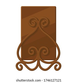 Trash box vector icon.Cartoon vector icon isolated on white background trash box.