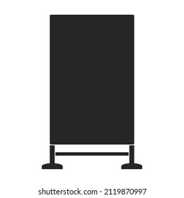 Trash box vector icon.Cartoon vector icon isolated on white background trash box.