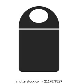 Icono vectorial de caja de cambios.Icono vectorial de dibujos animados aislado en la caja de basura de fondo blanco.