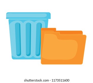 trash bucket icon