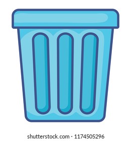 trash bucket icon
