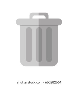 trash bucket icon