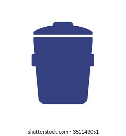Trash can, bin, delete icon.  
