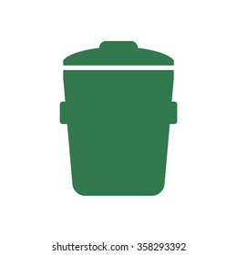 Trash can, bin, delete icon.  