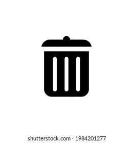 trash can, bin, garbage icon vector