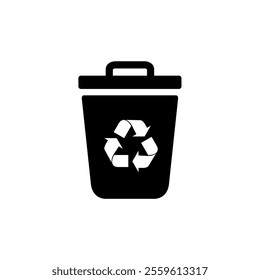 Trash can or trash bin icons