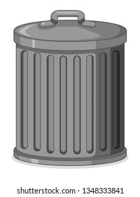 trash can or bin illustration