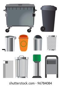 Trash Can And Container Set