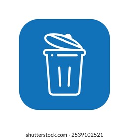 trash can delete remove icon. Garbage Can Icon. Delete icon vector, isolated on white background. Beautiful delete icon.