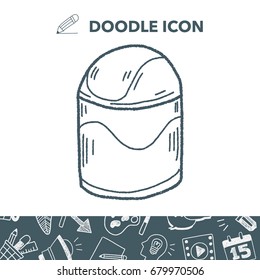 trash can doodle