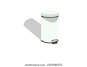 trash can exposed to light that makes it more elegant
