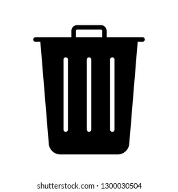 trash can favorites icon vector