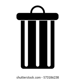 trash can garbage environment recycle pictogram