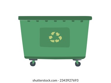 Ilustración vectorial verde