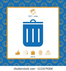 Trash can icon