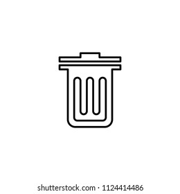 Trash can icon.