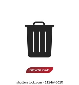 Trash can icon