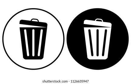 Trash can icon