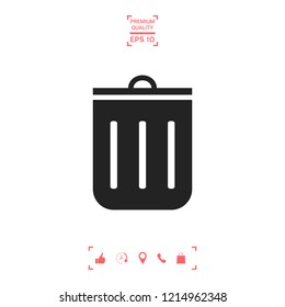 Trash can icon