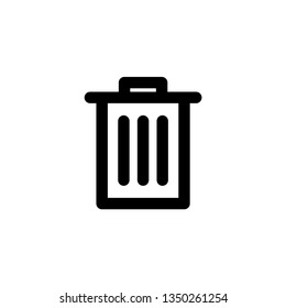 Trash can icon