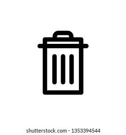 Trash can icon