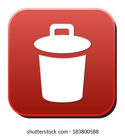 Trash can icon