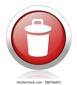 Trash can icon