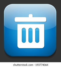 Trash can icon