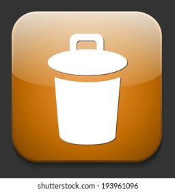 Trash can icon