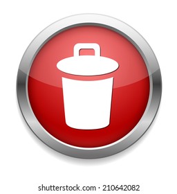 Trash can icon