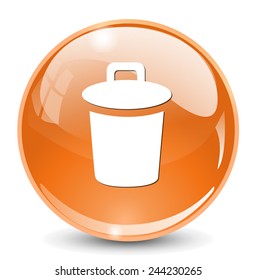 Trash can icon