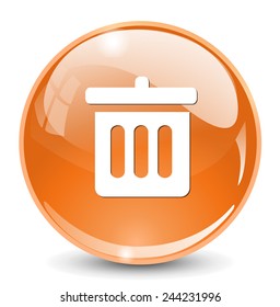 Trash can icon