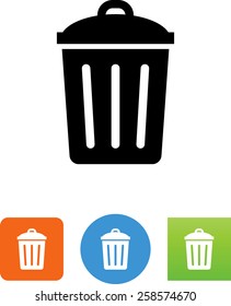 Trash can icon