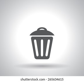 Trash can icon 