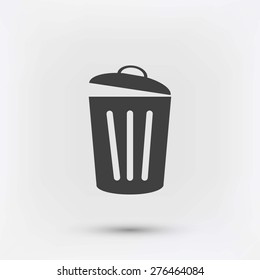 Trash can icon