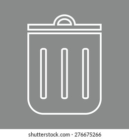 Trash can icon