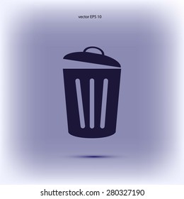 Trash can icon