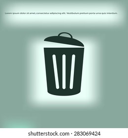 Trash can icon