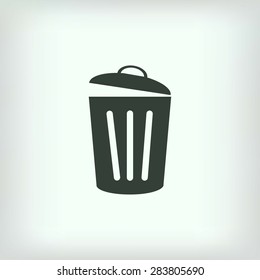 Trash can icon