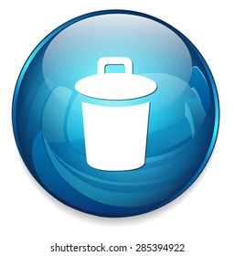 Trash can icon