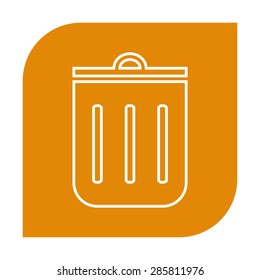 Trash can icon