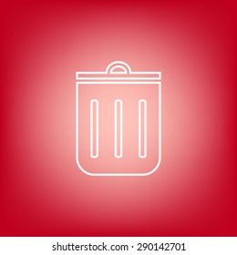 Trash can icon