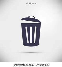 Trash can icon
