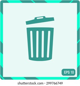 Trash can icon