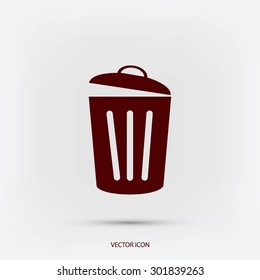 Trash can icon