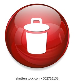 Trash can icon