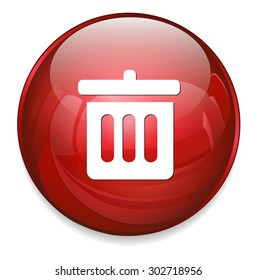 Trash can icon